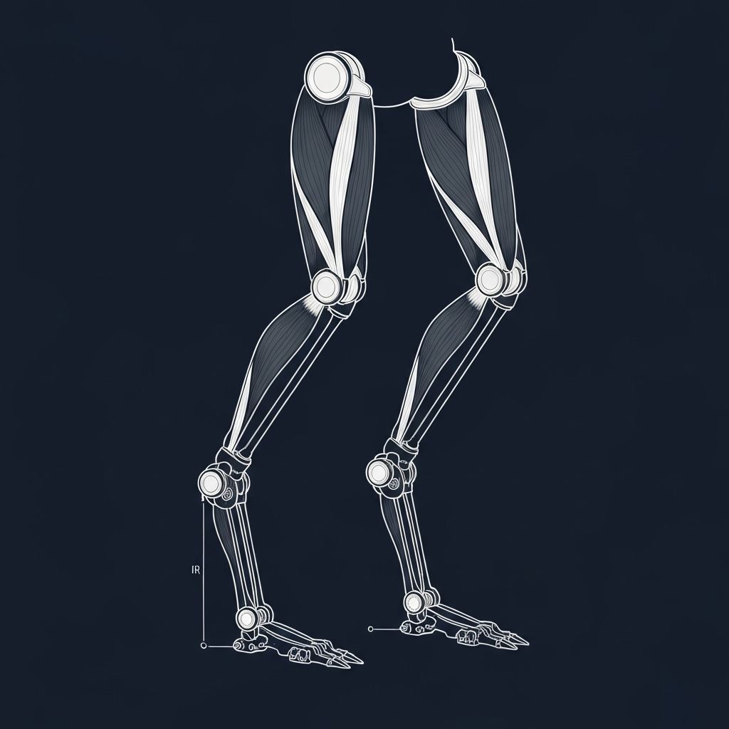 Biohybrid Robot Mimics Human Gait Using Living Muscle Tissue